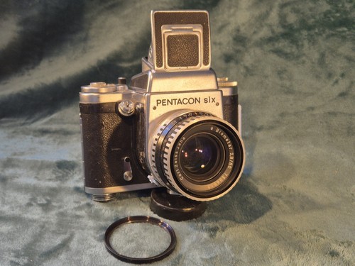 Pentacon six film camera - pentacon,