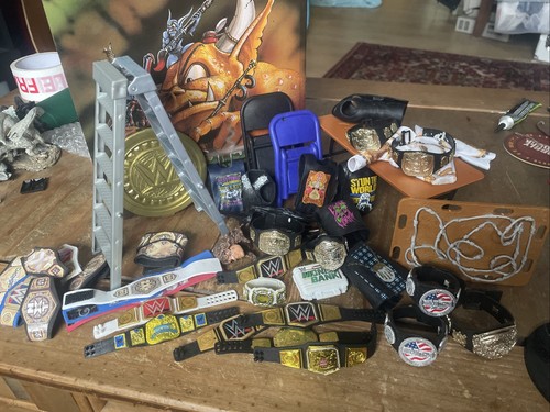 Jakks mattel wwe belts and - &,