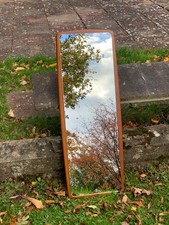 Mid Century Teak Wall Mirror