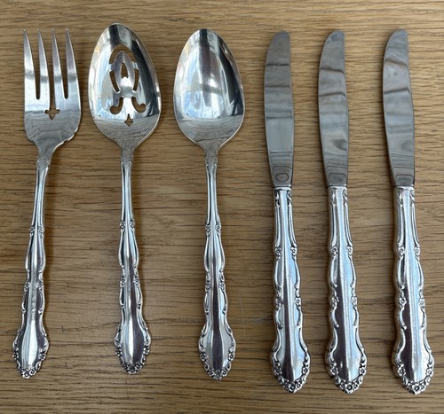 Vintage silver plate cutlery - silver,