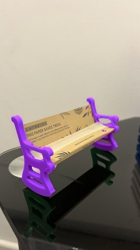 Rolling paper bench - paper,