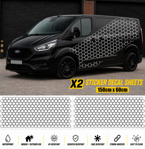 Car van honeycomb hexagon - hexagon, side