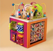 B. Toys Zany Zoo Large Wooden Activity Cube
