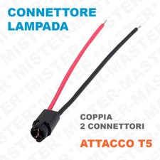 T5 PORTALAMPADA ATTACCO PER LED T5 PRESA CONNETTORE T5 SOCKET - 2 PEZZI
