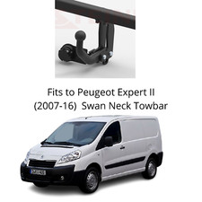 Swan Neck Tow Bar For Peugeot Expert II (2007-16) & NO ELECTRICS - F148