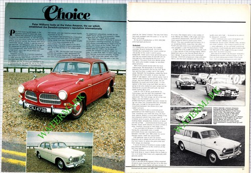 The volvo amazon car - amazon,
