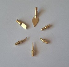 Soldering iron threaded tips