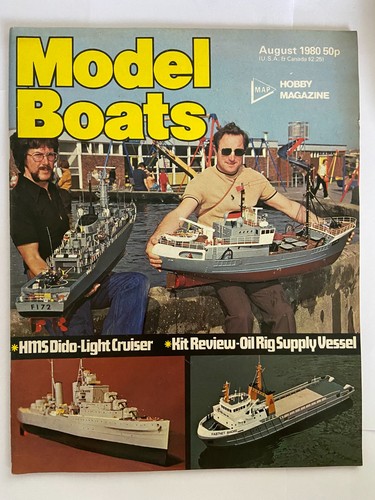 Model boats august - boats, 1980