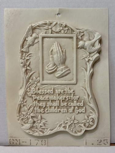 Plaster paris mold blessed - -,