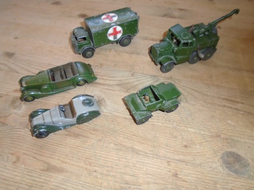 Vintage dinky army vehicles - dinky,