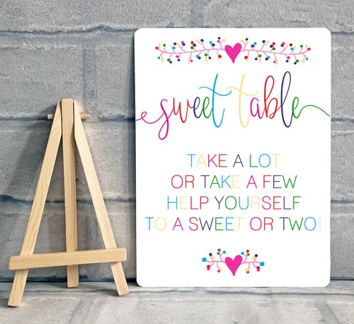 Sweet table candy cart - sweet, metal