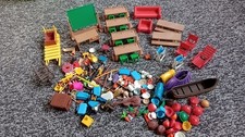Large Playmobil Bundle Furniture, Weapons, Hats Plus More In Good Condition