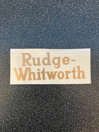 Rudge whitworth 2x vinyl - -,
