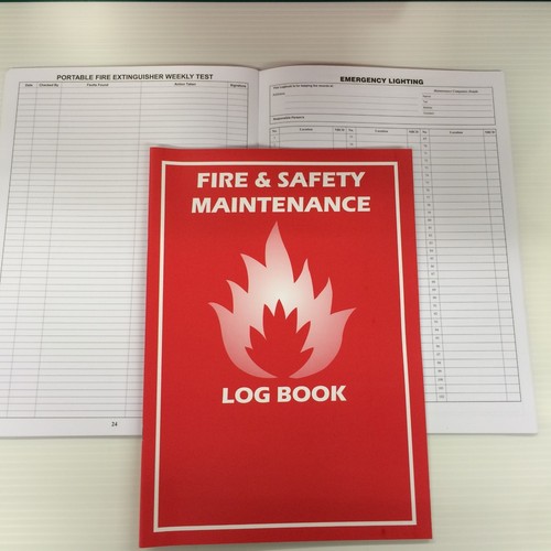 Fire log book - book, brand