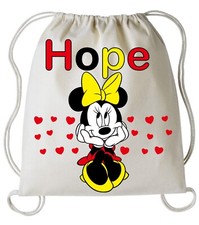 Minnie Mouse Disney Personalised Drawstring Bag