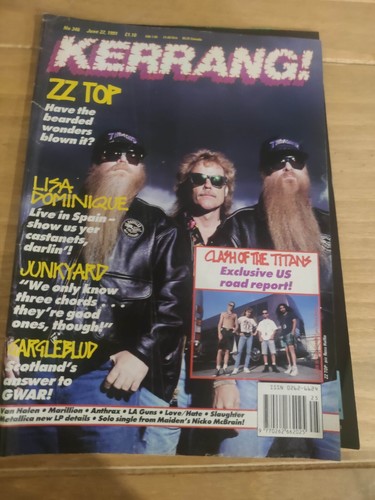 Kerrang 346 top lisa - kerrang!, top/lisa