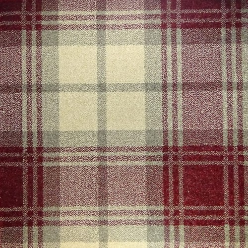 Red tartan pattern carpet - pattern,