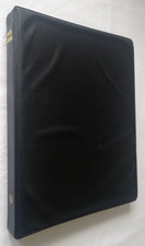 STANLEY GIBBONS 'STOCK ALBUM' BLACK 4-RING STAMP ALBUM & STOCKPAGES