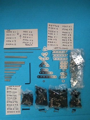 Meccano bundle metal parts - meccano,
