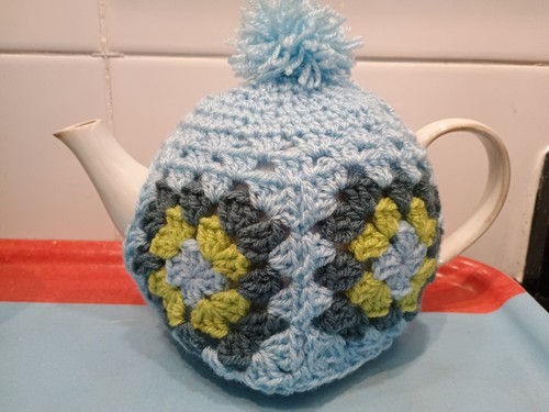Handmade knit crochet granny - crochet,