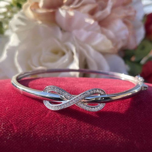 Sterling silver infinity - silver,