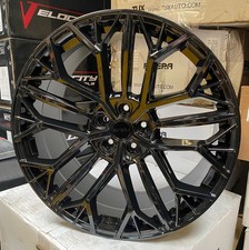 22" Range Rover Sport L494 Riviera RV198 Gloss Black 10j Alloy Wheels X4