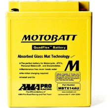 MBTX14AU BATTERY MOTOBATT 16.5