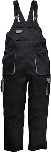 Atomic workwear contrast bib - atomic,