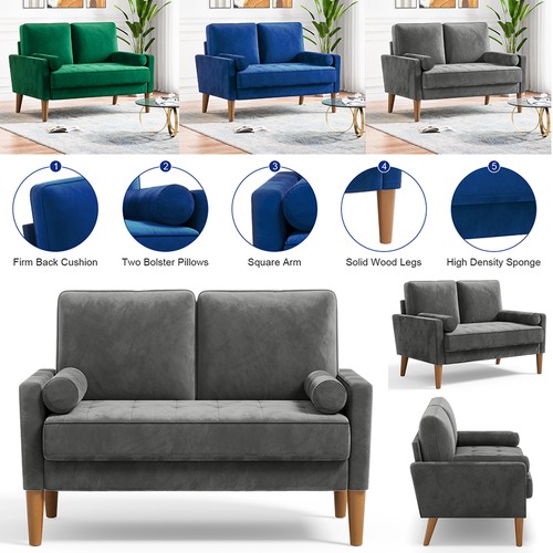 Seater velvet sofa - sofa, 2