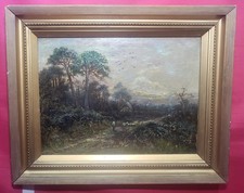 Antique Oil Painting Moody