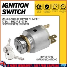 1pcs Ignition Switch For AC Austin A40 5 Spade/Lucar terminals at back of switch