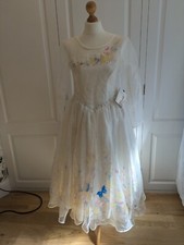 Cinderella Wedding Dress Disney Store Genuine Girls Costume Age 11-12 - Rare