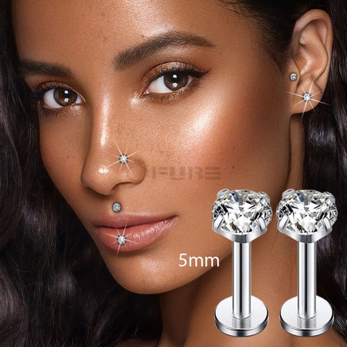 5mm diamond crystal - diamond, silver