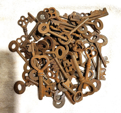 Antique iron skeleton - iron,