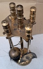 Vintage Brass Fire Companion