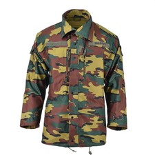 Genuine Belgium Field Jacket Seyntex Reinforced Elbow Jigsaw Camouflage