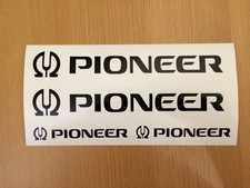 Pioneer Sticker Set Tuning System Bass & HiFi Power Amplifier NEW WOW TOP Sticker