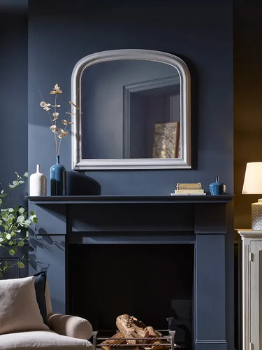 Aaro arch mirror - stone, frame