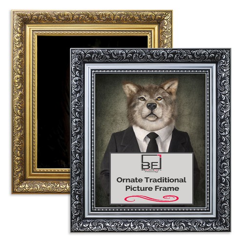 Ornate photo frame traditional - frame,