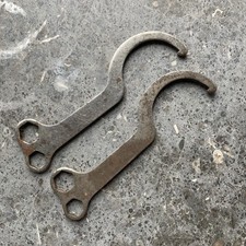 2 x Vintage Bike Hub Spanner