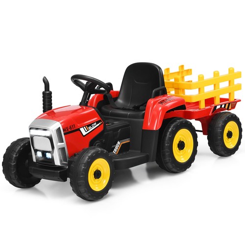 Kids ride tractor and - kids,