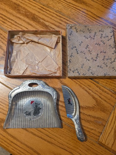 Victorian silver crumb - silver,
