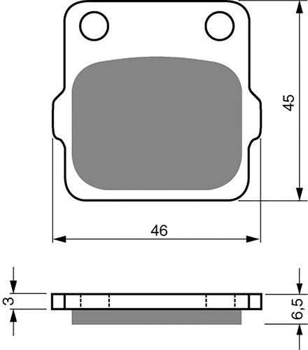 Goldfren rear brake disc - brake, pads