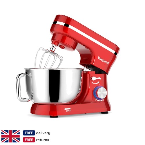 Red stand mixer - 1000w, 8