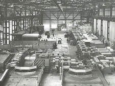 DE) Photograph Inside Armco Steel Mill Kansas Artistic Industrial 1950s Interior