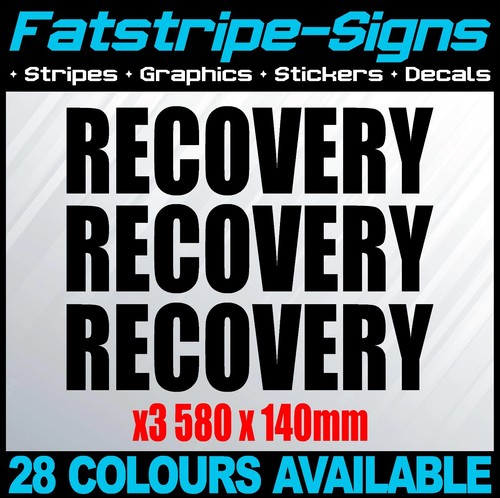Recovery truck stickers - truck,