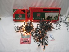 2 sets 1 x 40, 1 x 80 Woolworths shadeless Christmas tree fairy lights