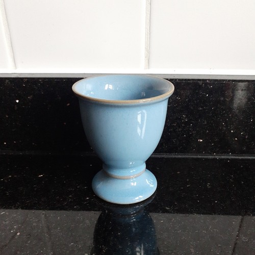 Denby colonial blue egg - egg, x