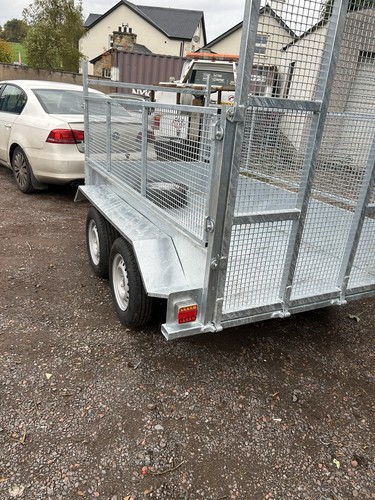 8x4 car trailer non - 8x4, braked