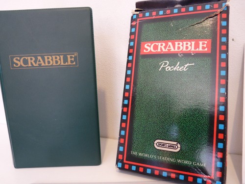 Vintage pocket scrabble 1992 - scrabble,
